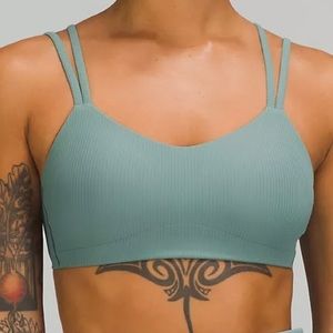 NWT Lululemon Like a Cloud Ribbed Bra - Tidewater Teal